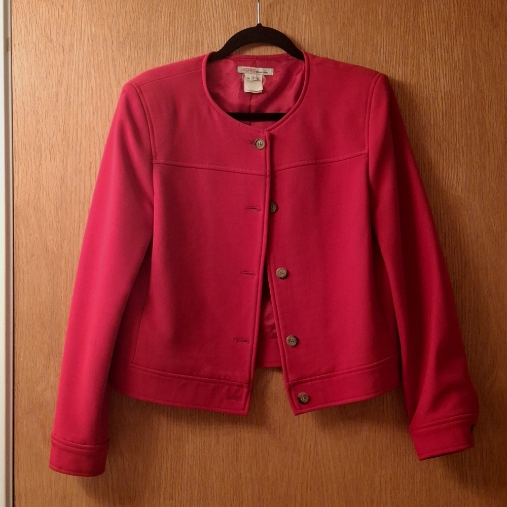Red Micheal Kors Jacket